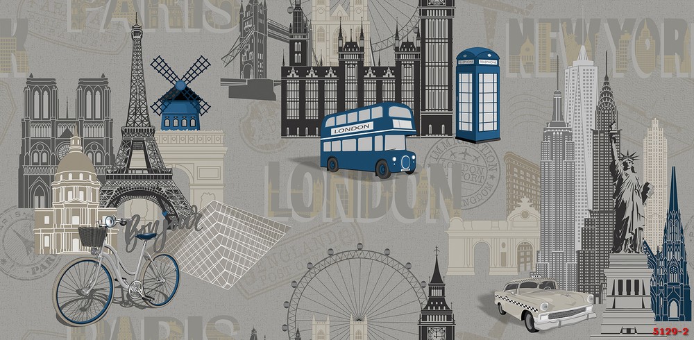 Giấy dán tường kỳ quan thế giới 5129-2